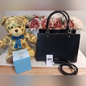 EUC Kate Spade Leila Pebbled Leather Satchel Bag only